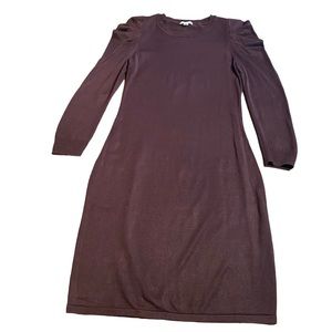 Calvin Klein Women's Puff-Sleeve Sweater Dress E